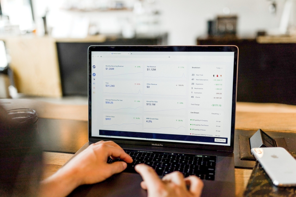 bookkeeping laptop