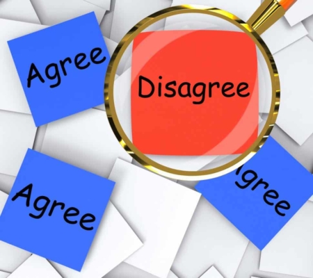 disagreement post it