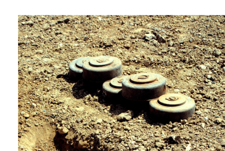 land mines